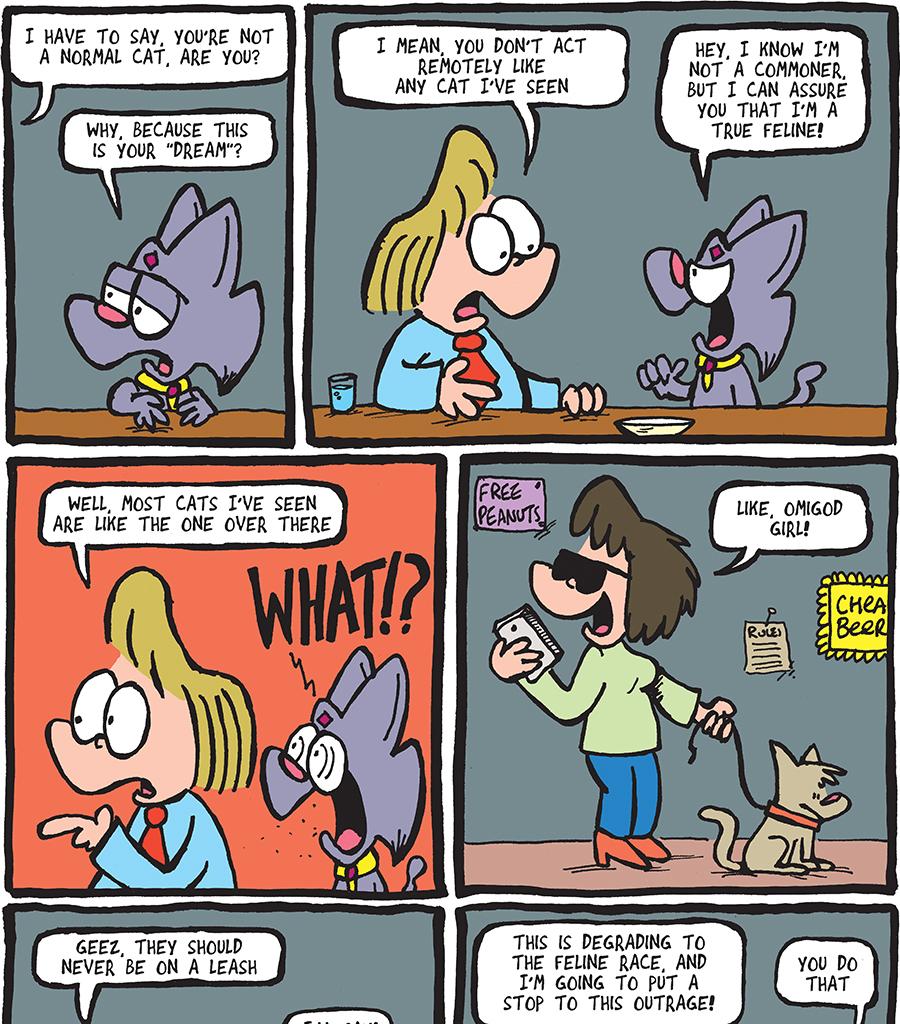 The Fuzzy Princess - Episode 311, Page 1: 2018-09-12-A True Feline